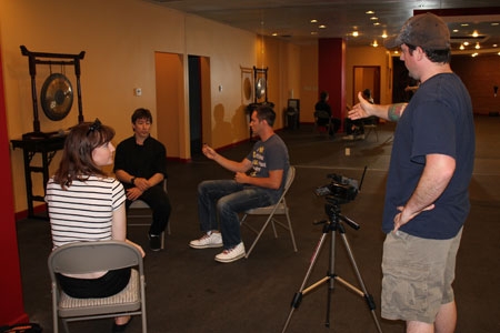 Интервью в школе Золотой Дракон в Лос Анджелесе (10.07.2012)